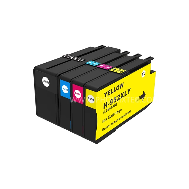 Replacement Comcolors Ink Cartridge H-956XL H-952XL for Use in OfficeJet Pro 7720/7740/8210  8740 All-in-One Printer Inks