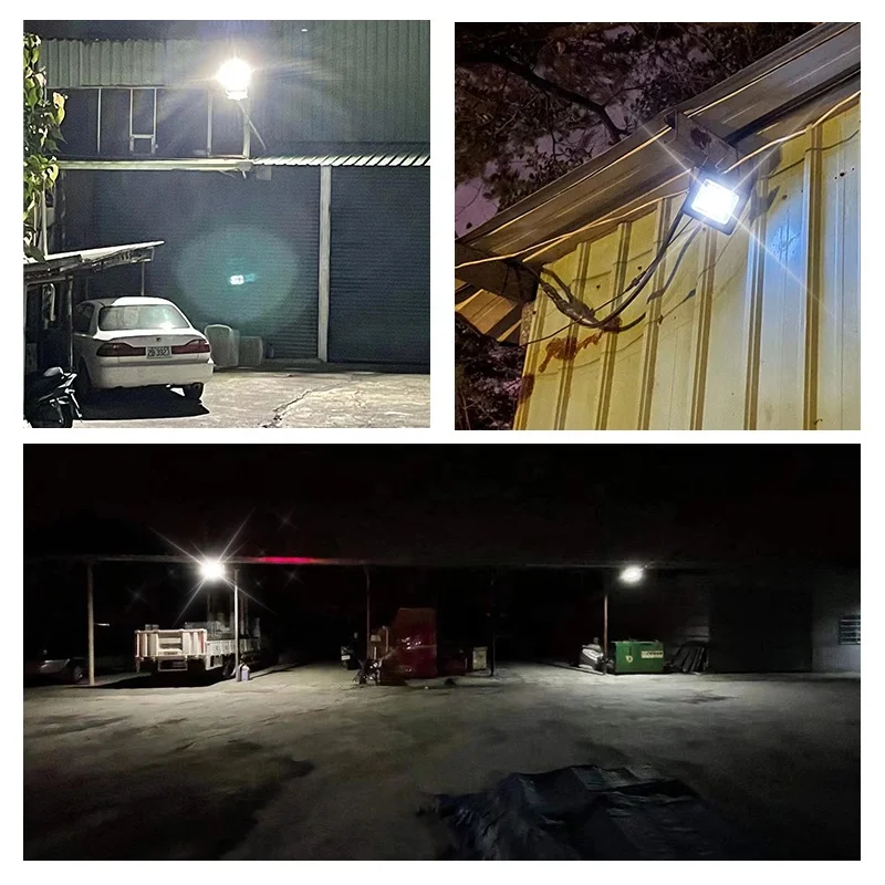 Factory Wholesale OEM Garden Security Solar Powered Floodlight 100W 200W Led Grid Solar Flood Light