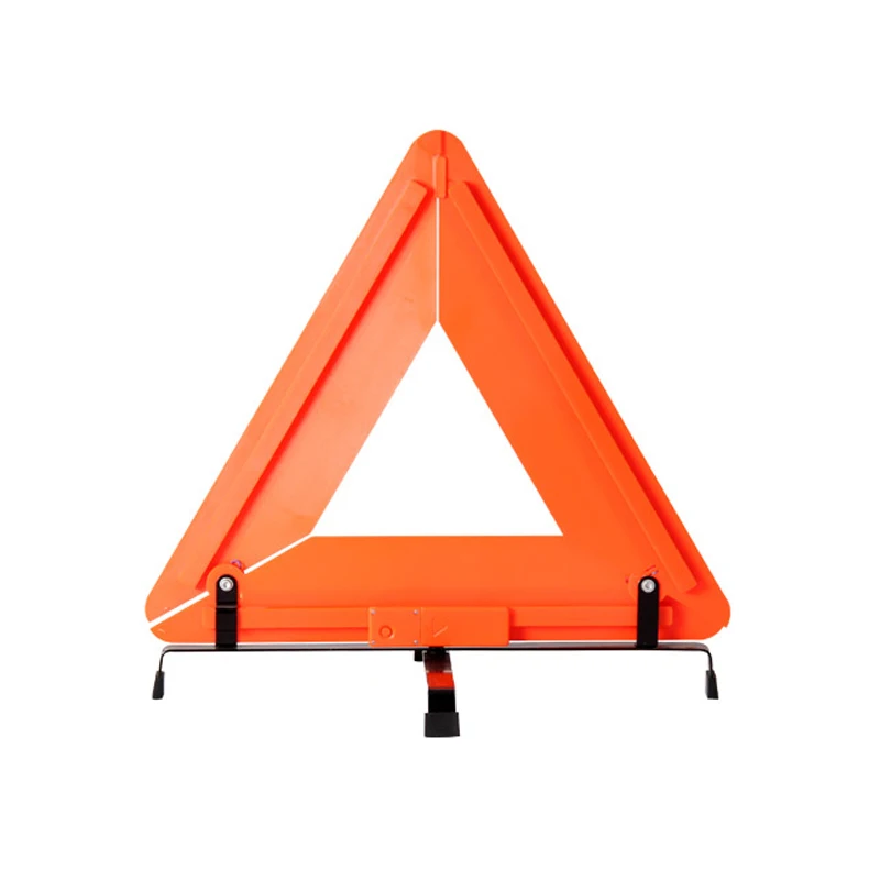 china manufacturer car accessory traffic sign PMMA sign reflector e-mark led lights warning triangle for road safety