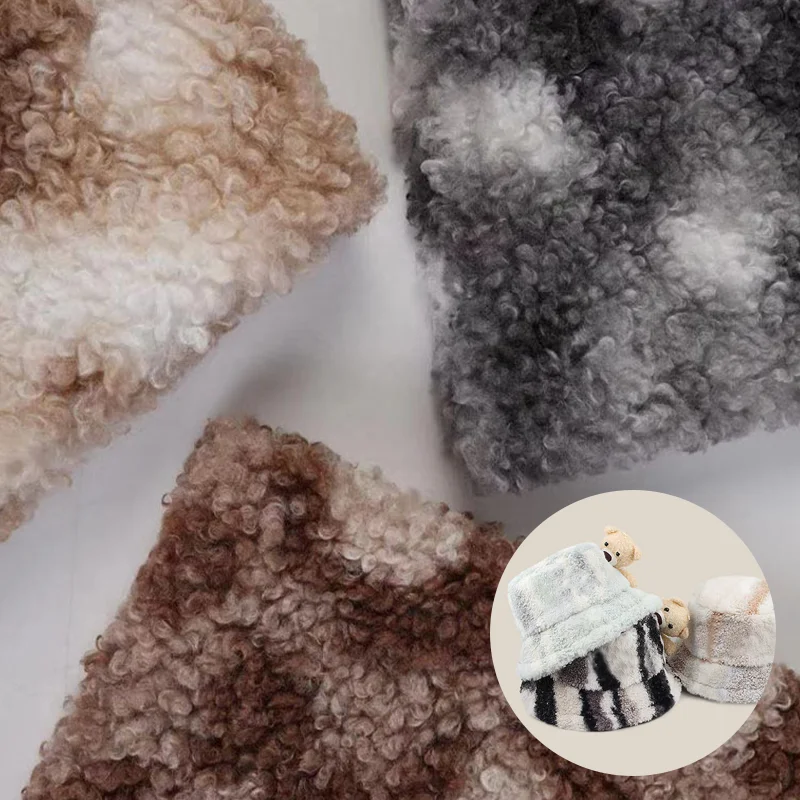 Ex-Factory Price Winter, Sweater Set Long Sleeve Clothing 100% Polyester Plain Knitted Breathable 250GSM Teddy Fabric/