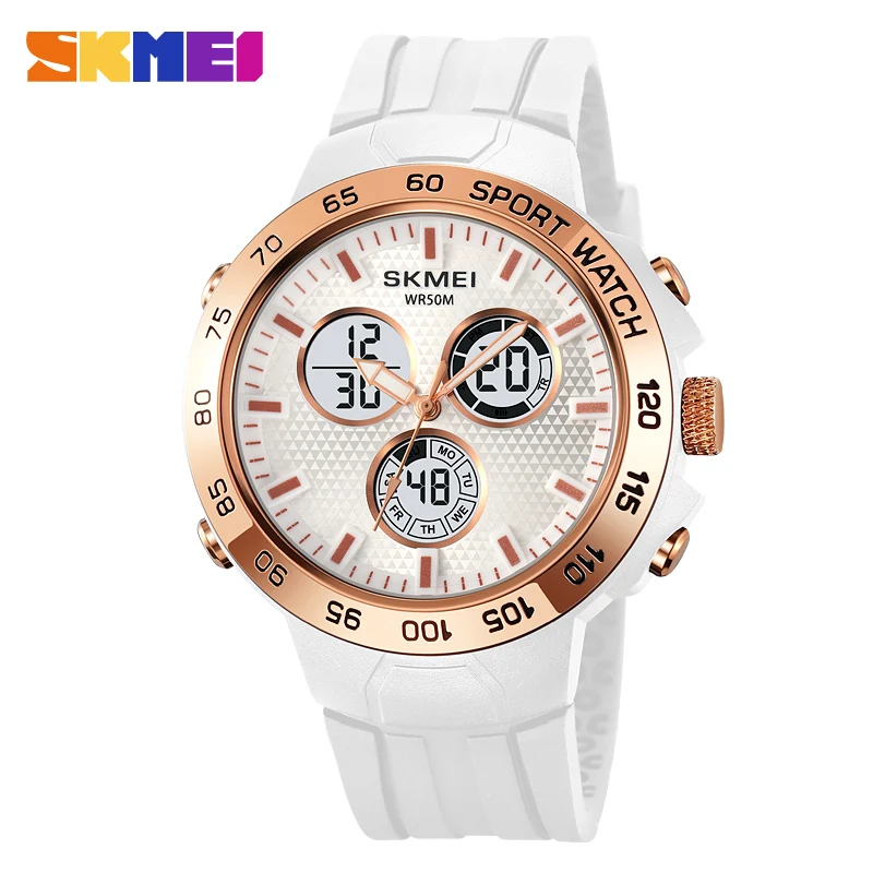 SKMEI 2106 Sport Style Outdoor Men Watch Camouflage PU Waterproof Wristwatches Casual Digital Clock  montre homme