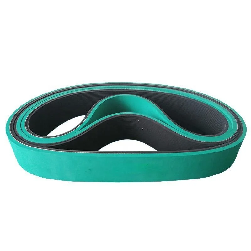 Green Rubber Pj/Pk/Pl/Pm haul off cable pull down belts