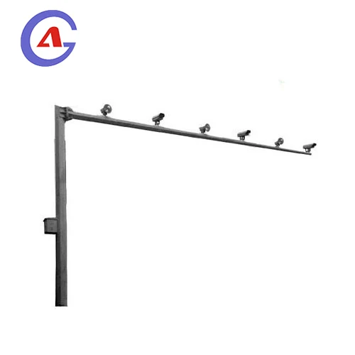 OEM Various Sizes Shapes Metal Poles Traffic Vehicle Signal Light Pedestrian Light Pole Traffic Sign Poles