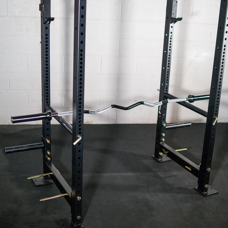 190cm Rack Able EZ Curl Bar for Bicep Curls and Triceps Extensions