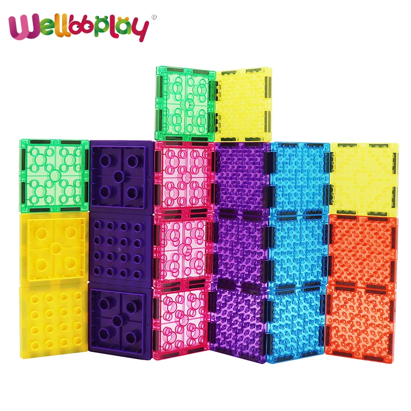 Compatible with block toys 20PCS magnetic brick tiles magnet toys magnet tiles