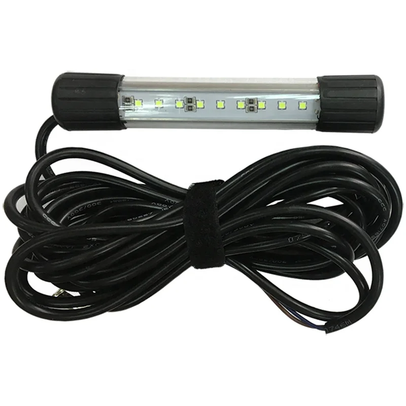 IP68 мощный DC12V Светодиодный фонарь для рыбалки ночное освещение лампа кальмара