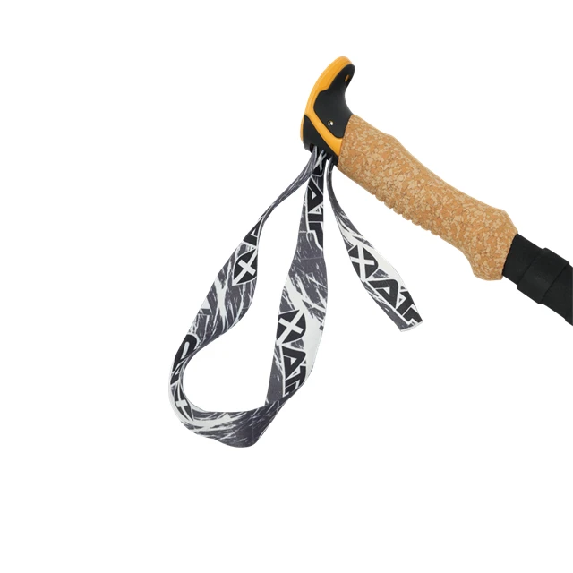 XTP Wooden cork handle XATP EVA 3 section adjustable hiking walking stick telescopic hiking poles