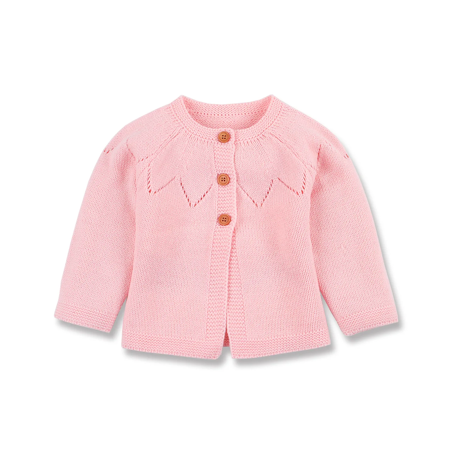 
Cozy Knitted baby girls jacket pullover Baptism outfit sweater cardigan for 0-24 months newborns 