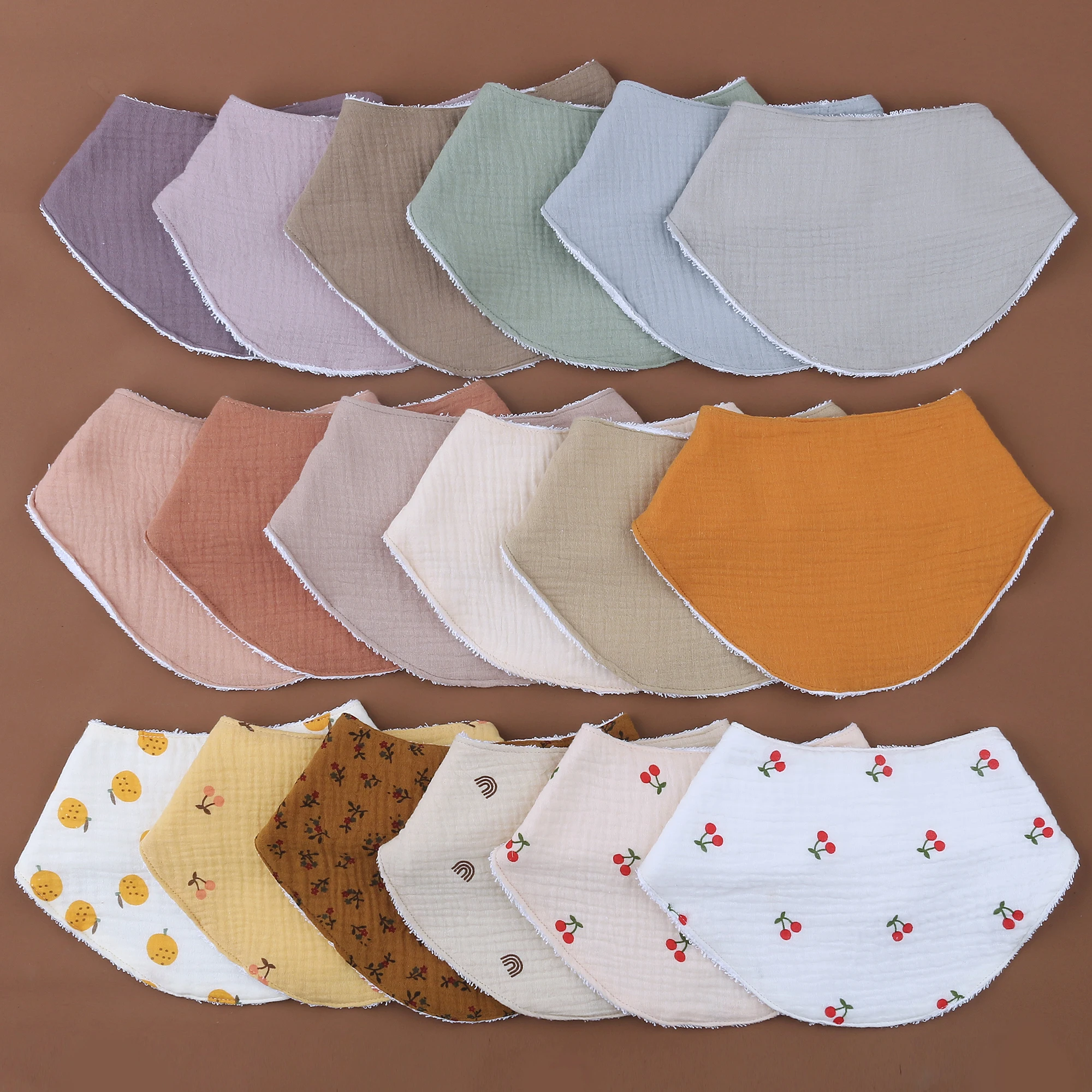 Babi Organic Cotton Muslim 360 Degree Bib Customizable Color Logo