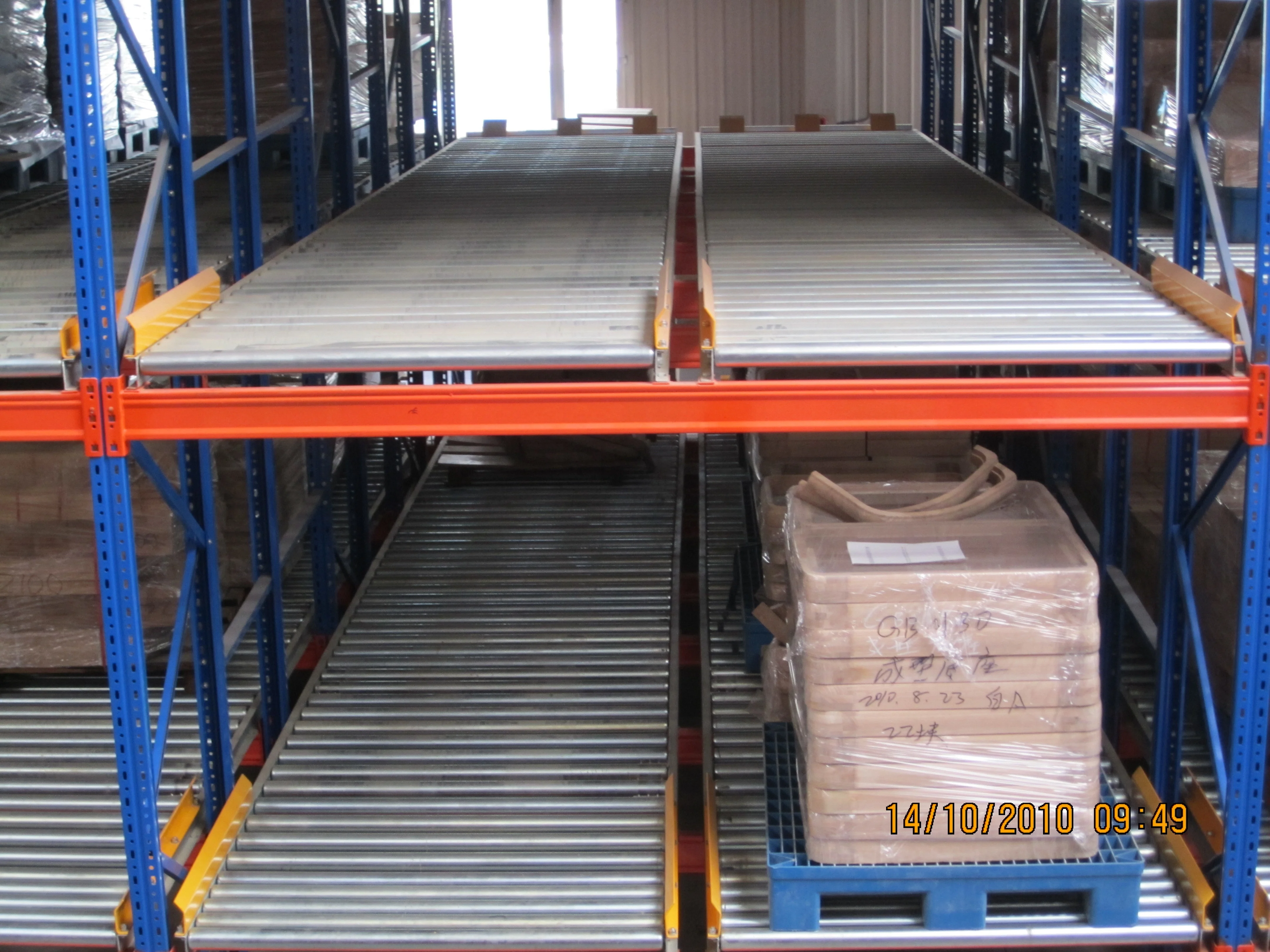 Industrial High Density Roller Pallet Rack