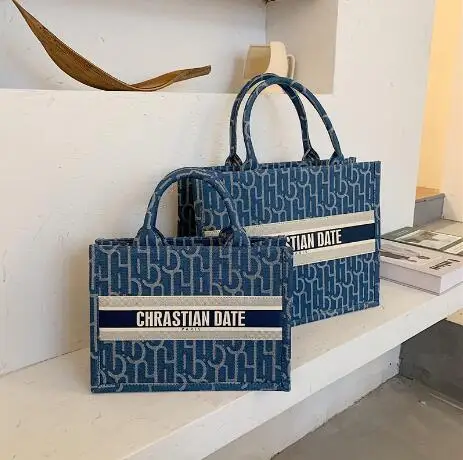 Luxury Brand high quality classic luxury custom shoulder bag canvas women bag and handbag for girl