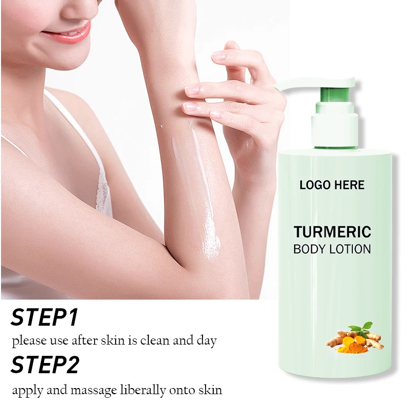 Amino Acid Donkey Milk Turmeric Body Lotion Moisturizing and Brightening Skin Tone Body Lotion Wholesale