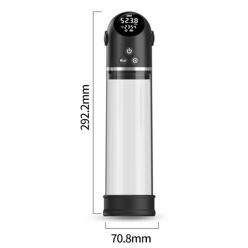 Upgraded Male Stroker Adult Sex Toys Speed Control and LCD Display Vibrating Rotating Thrusting Men Electric Penis Pump