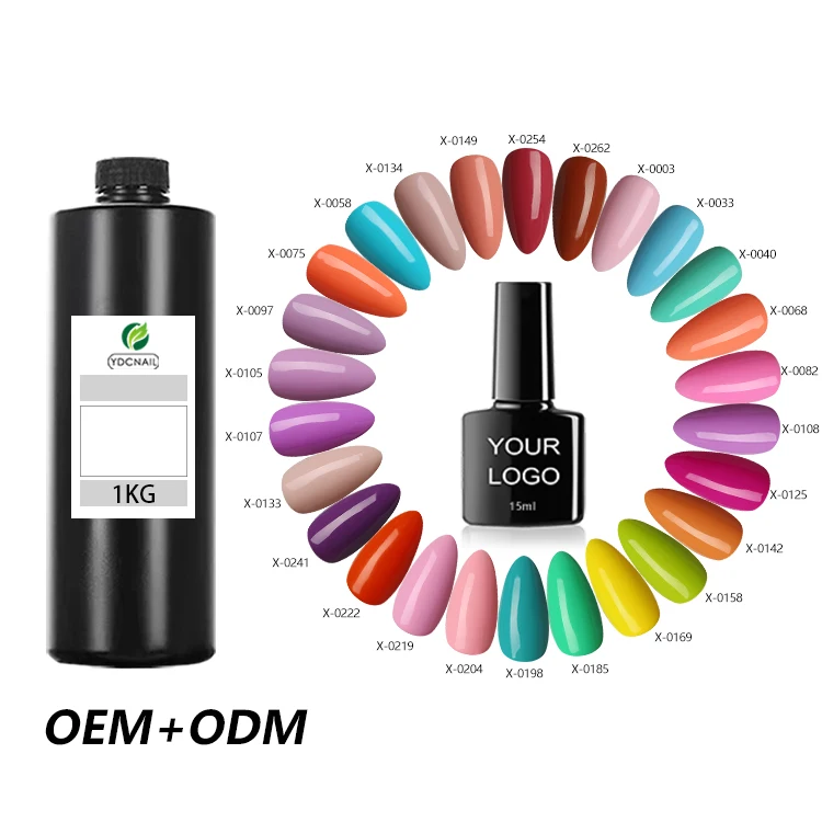 ydc factory very good Custom summer Collection uv Gel Polish OEM Private Label soak off hema free summer nail art gel polish