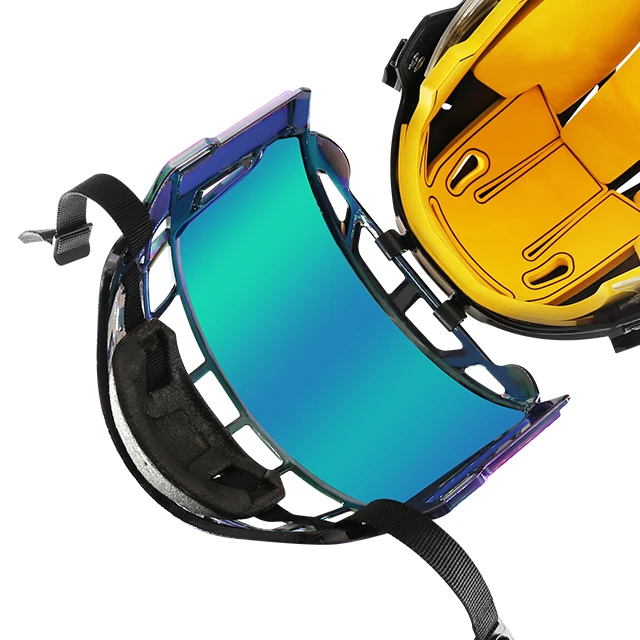 High Quality Ice Hockey Cage Both Side Anti-scratch Inner Italian Anti-fog Lens Ice Hockey Protective Equipment