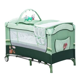 Многофункциональная портативная складная детская манеж