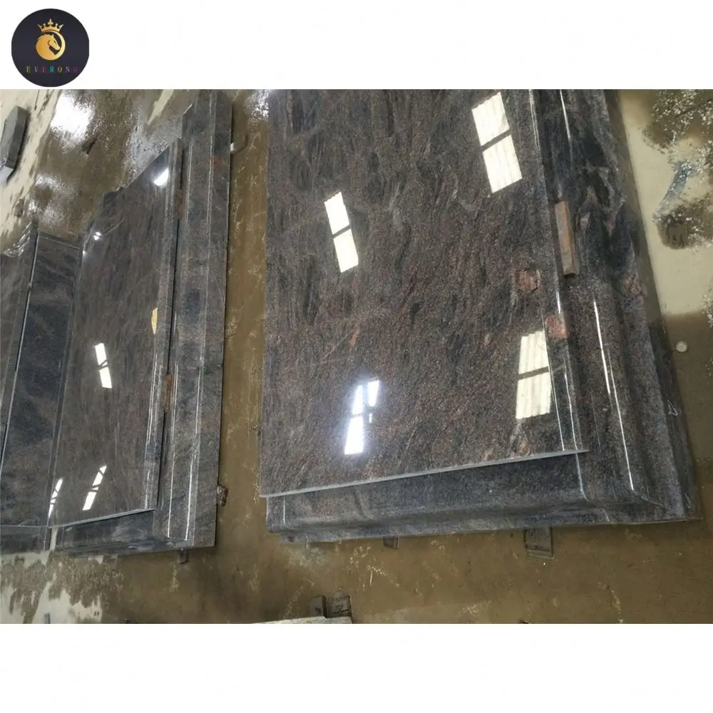 Wholesale Polished  Natural Granite Dark Red Monument Memorial Monument Funeral Monuments