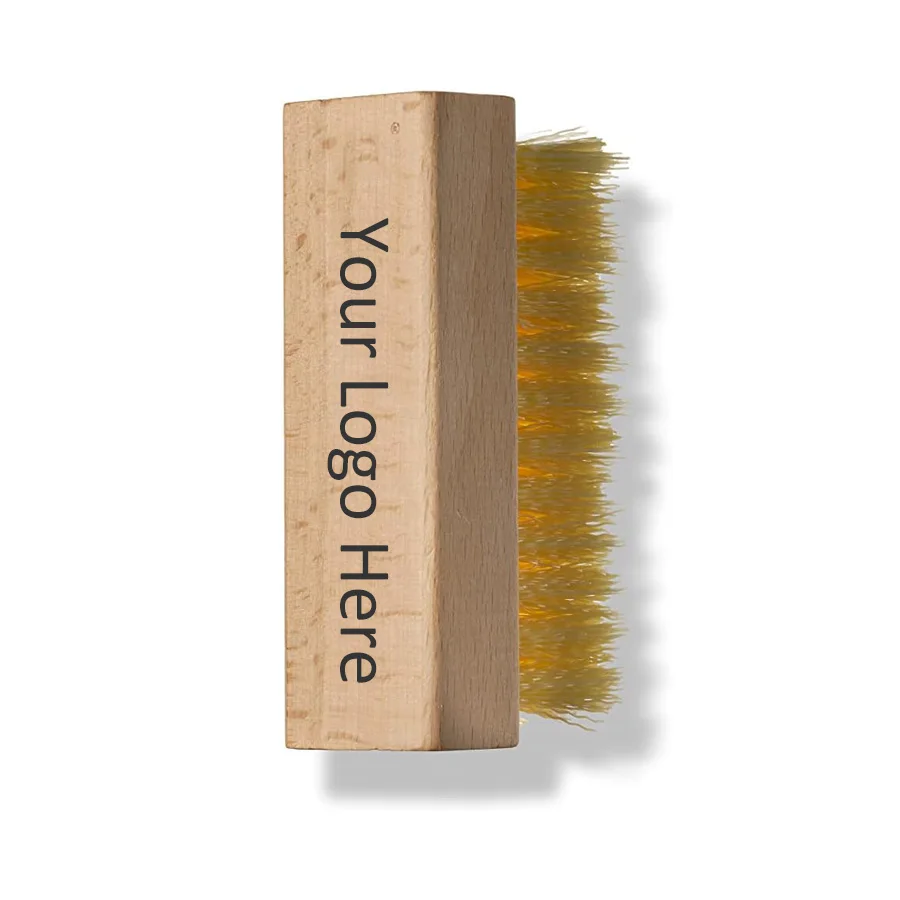 Beech wood Shoe Cleaner Brush Hard PP Wooden Sneaker Cleaning Brush