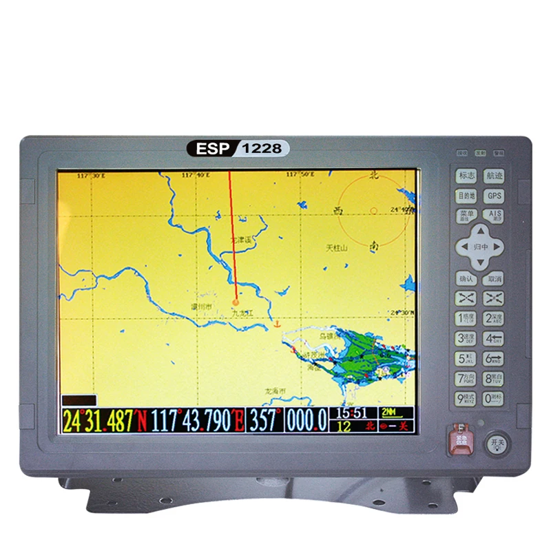 YSP last technology best marine navigation gps BDS receiver fishing navigator map fish finder sonar 12v with AIS chart plotter
