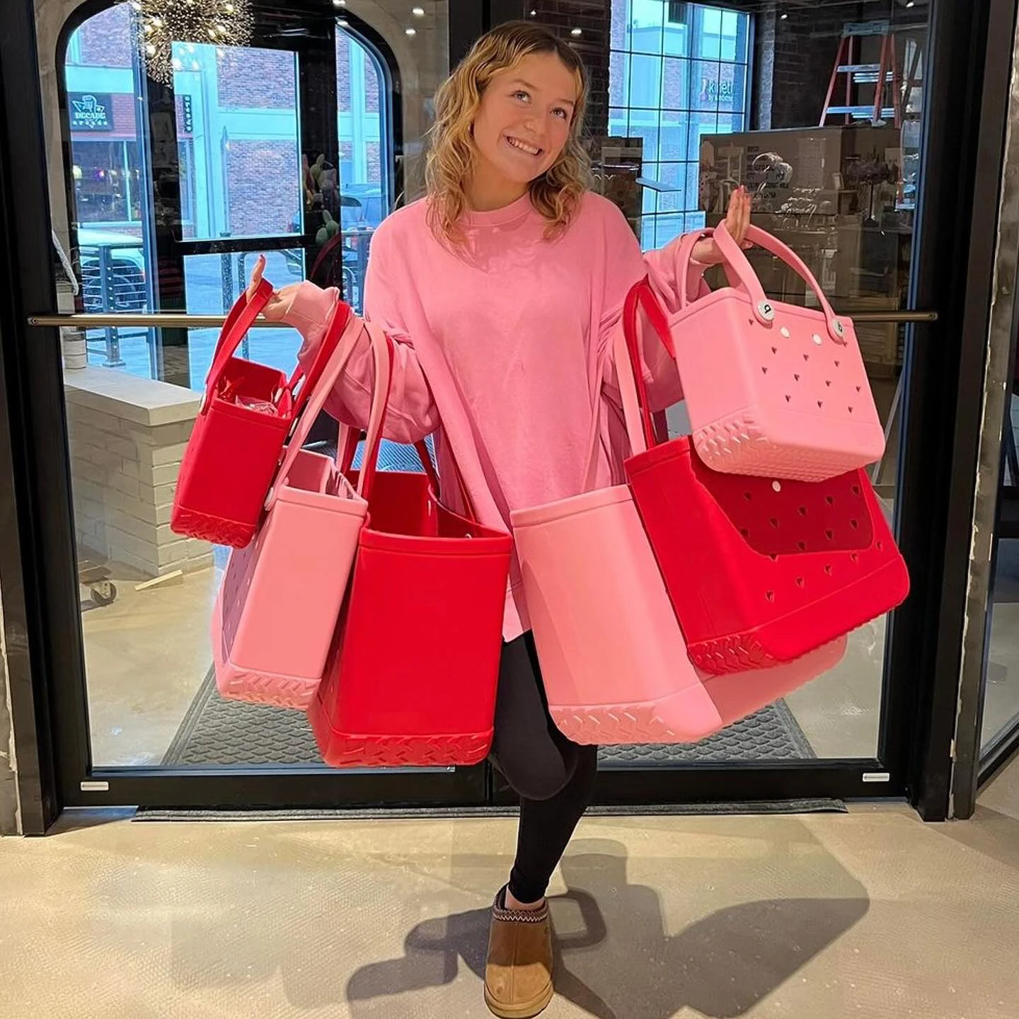 2024 Wholesale portable new design  bag xl hand tote simply southern eva beach bag silicone beach bag