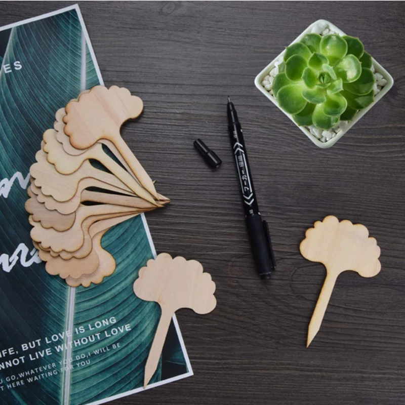 Garden Supplies Environmental For Nurseries Plant Growing Thick Tag Label Bamboo Plant Labels