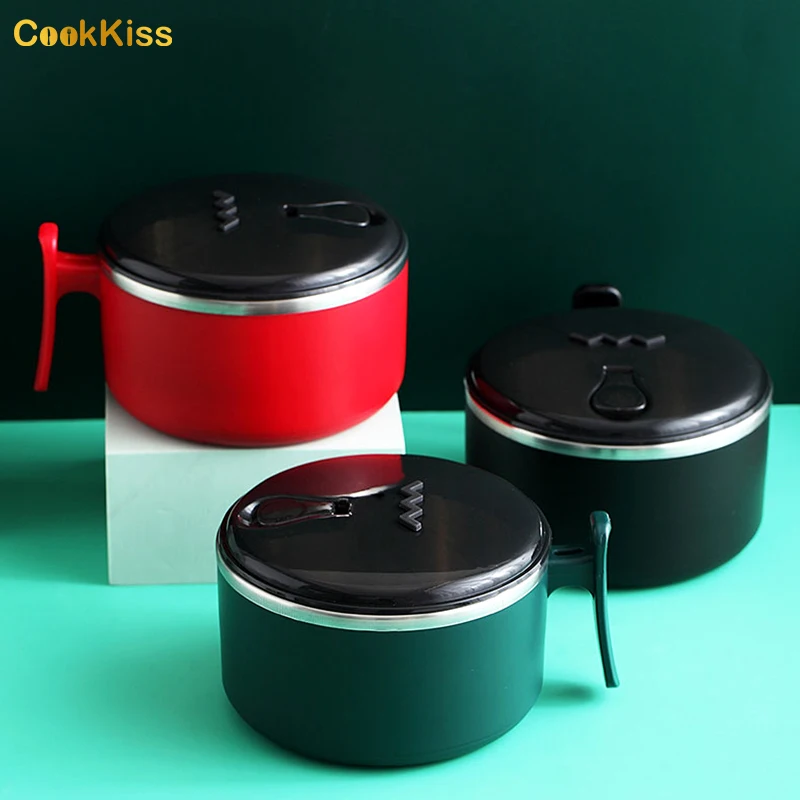 Custom Printed Colorful Stainless Steel Japanese Instant Noodle Bowl