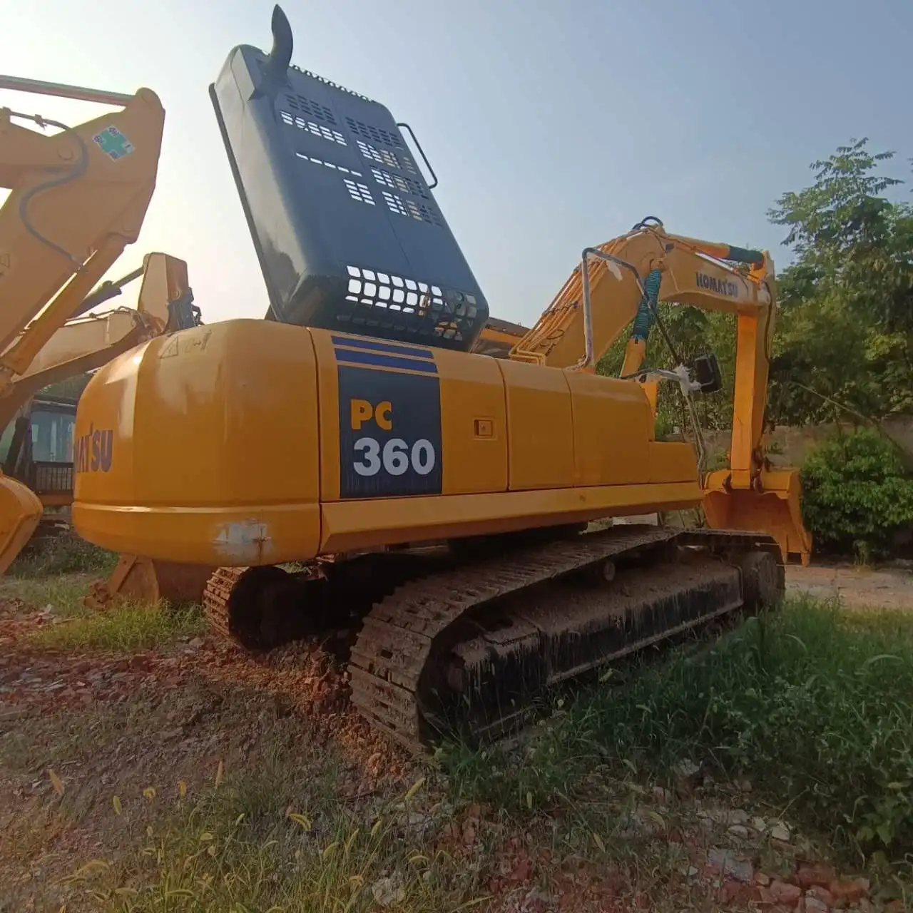 Высококачественный 90% новый экскаватор komatsu 40-тонная Тяжелая горнодобывающая машина pc400 Гусеничные экскаваторы