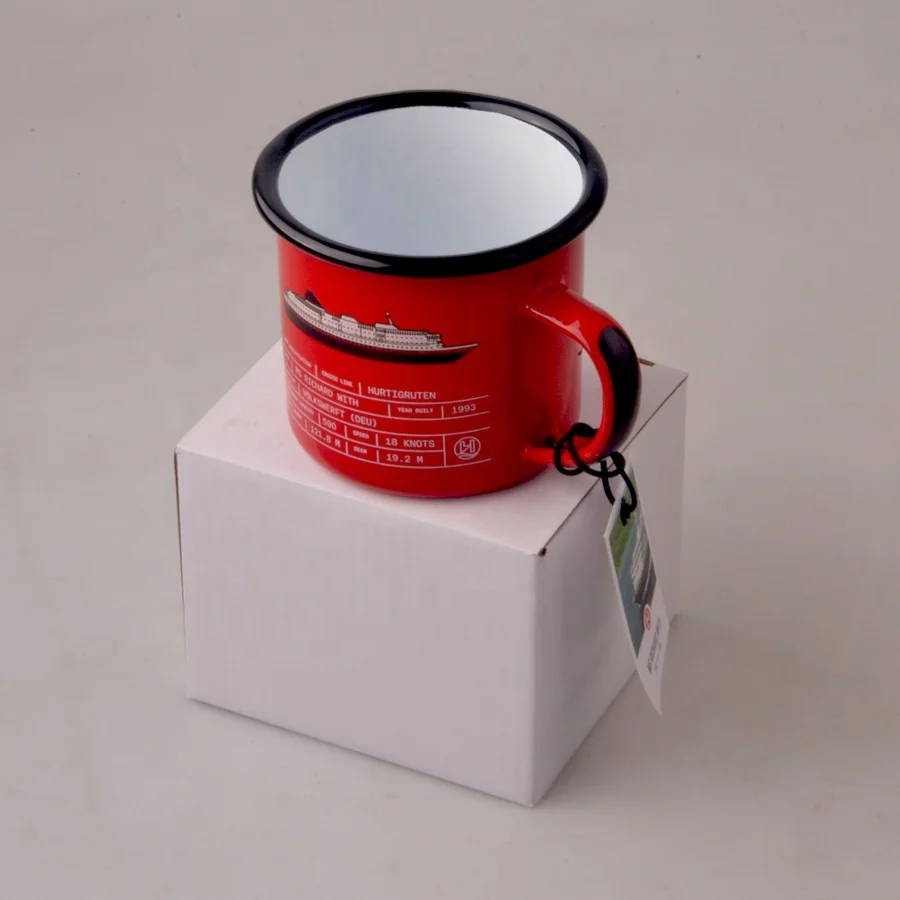 Cheap Price Enamel Cup Wholesale Metal Enamel Mug Camping Coffee Cup For Drinking