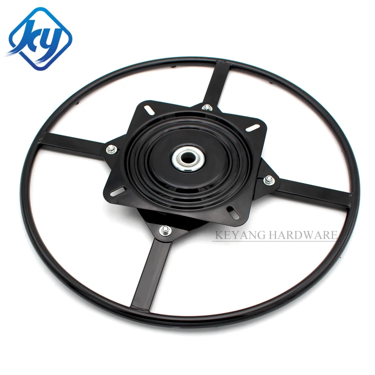 360 Degree Swing Chair Mechanism Base With Full Bearing Swivel Plate