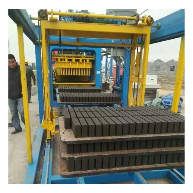 Лидер продаж QT4-15 полностью автоматическая машина для производства бетона с цементным блоком кирпича оборудование полого