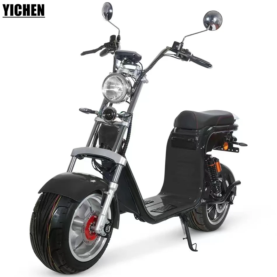 YICHEN Moto Elettricas 2022 Holland Stock 2000 Watt 20Ah 30Ah Removable Battery 2 Wheel Electric Scooter EU Warehouse