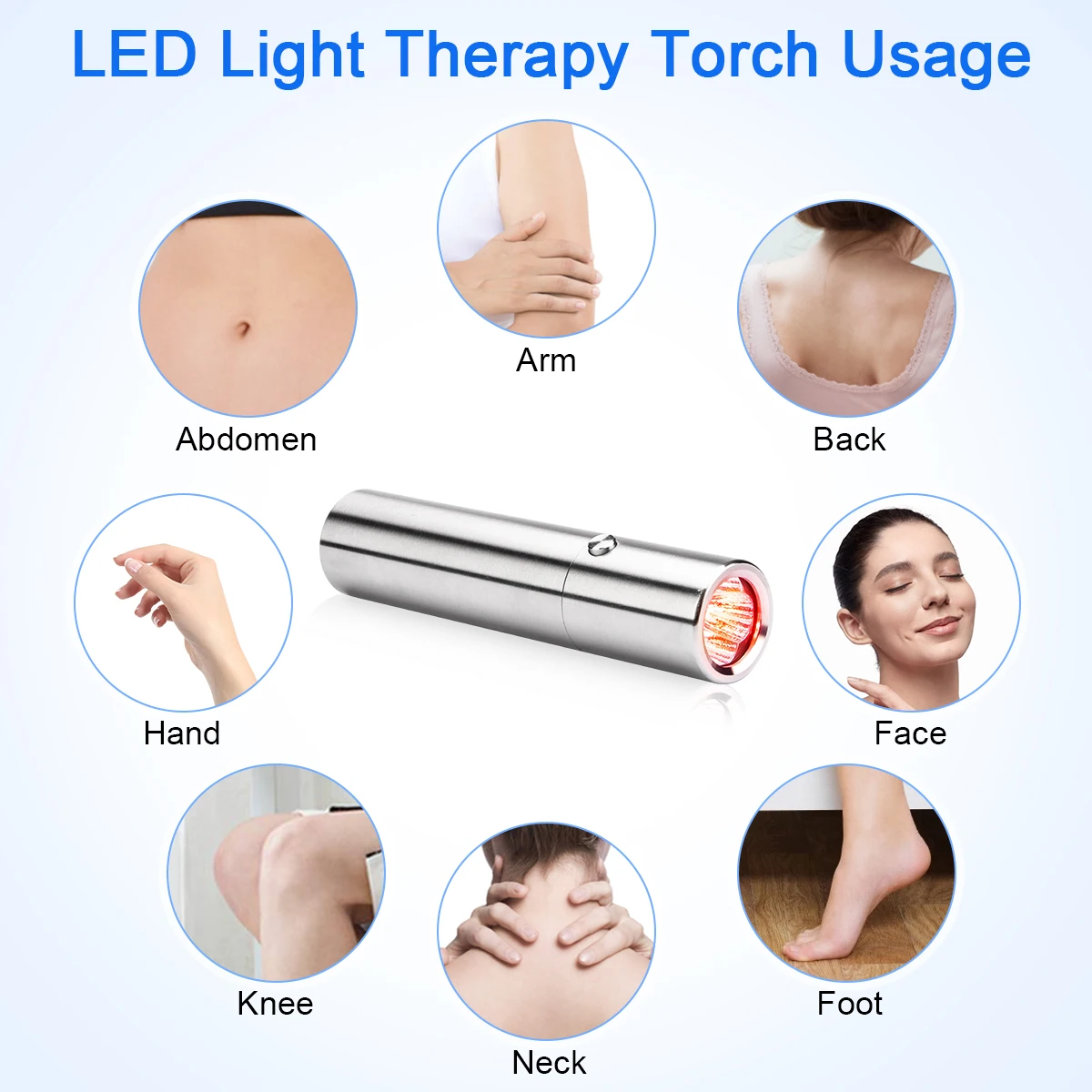 Supersred New for pain relief  630nm 660nm 850nm ideatherapy torch red light therapy pen device
