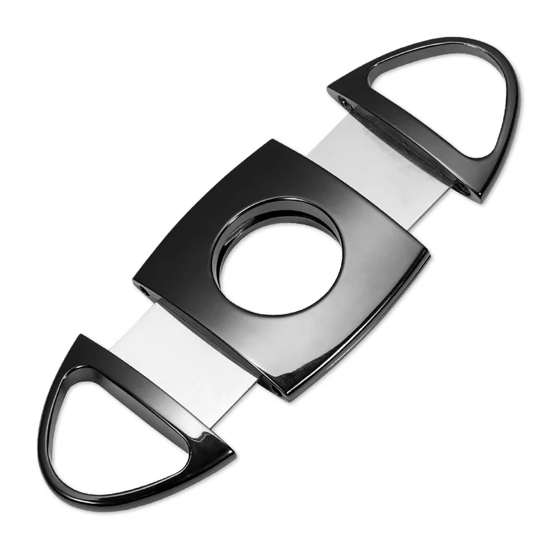 Двойные лезвия из нержавеющей стали острый нож для сигар карманный гаджет кубинские аксессуары курения гильотина