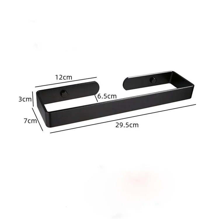 
Wall Mounted Towel Bar Rack Hanging Holder for Bathroom Kitchen Aluminum 