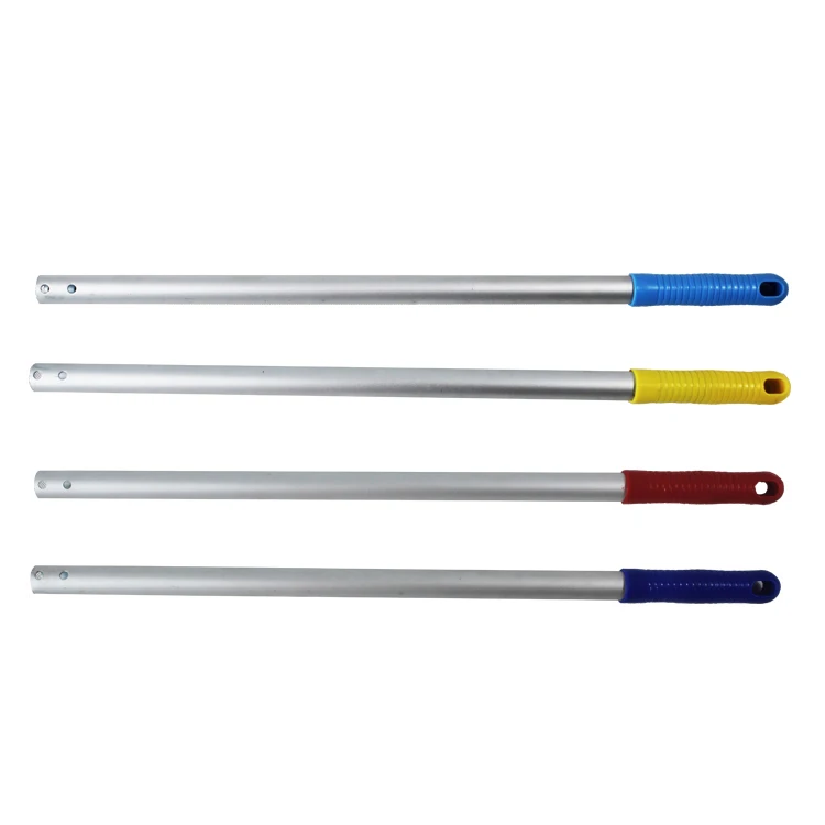 Mop Replacement Parts Supplies 150cm Universal Aluminum Handle Industrial Kentucky Wet Mop Handle With Holes