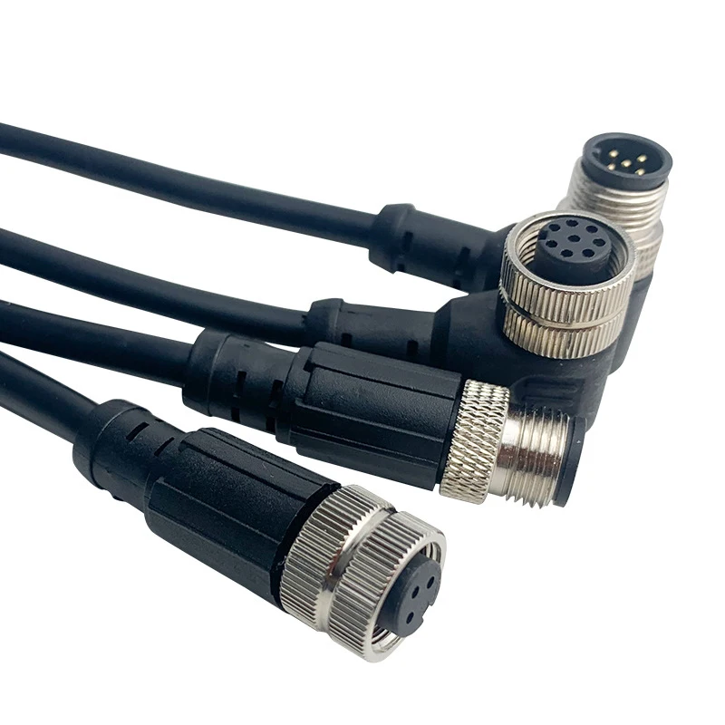 BXUAN Waterproof Connector Assembly Mounted Proximity photoelectric switch sensor M12 connector 2-Core Direct Connector