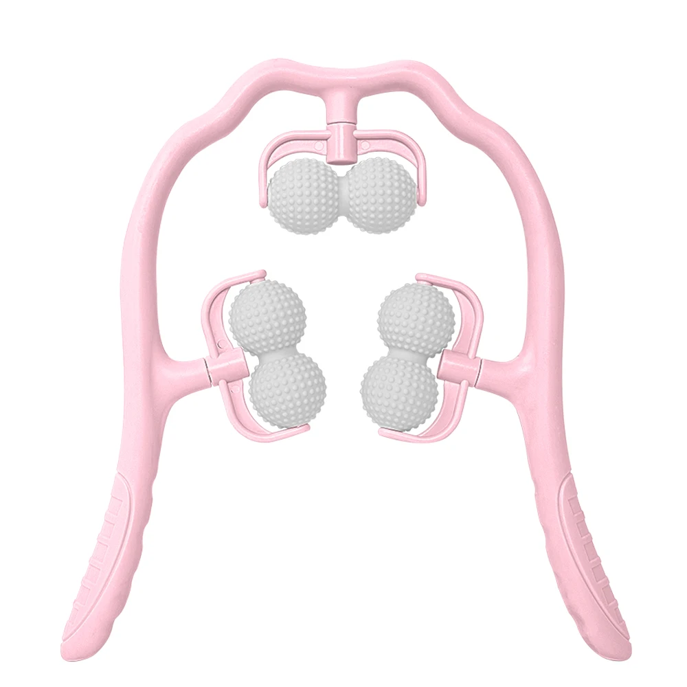 Galecon 6-Wheel Leg Clamp Slimming Ring Neck/Leg Massager Muscle Roller