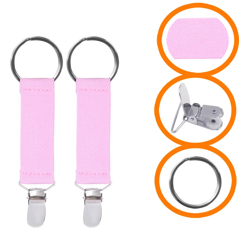 Wholesale Comfy Winter Clothiers Hold Elastic Stainless Steel Mitten Clips for Kids Toddler Glove Adults