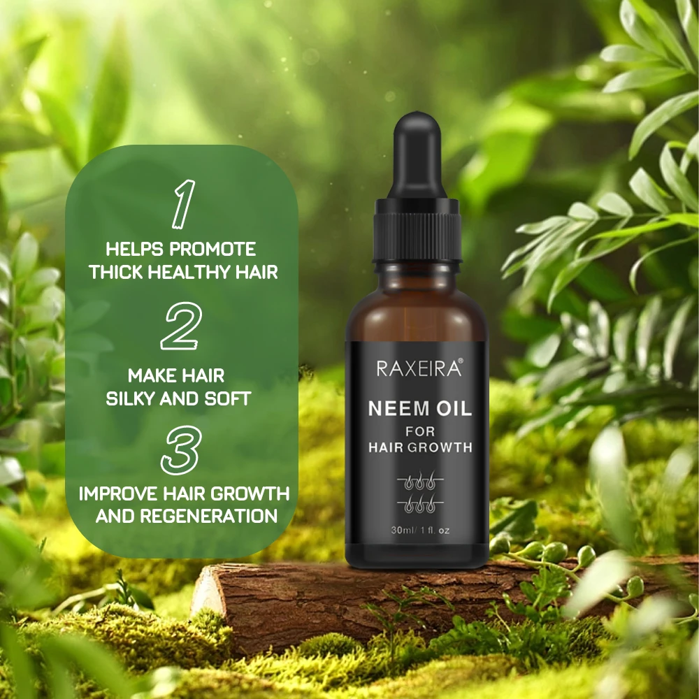 OEM/ODM Cold Pressed Neem Oil For Hair Growth Treatment Organic Bulk Manufacturer Neem Seed Oil