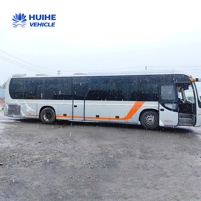 Good prices higer bus 55 seater left hand drive used old coach bus for sale