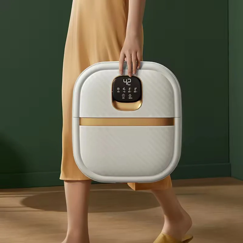 Meiyang New Arrival Wireless Remote Control Foldable Collapsible Foot Spa Bath Massager Bucket Tub With Heat