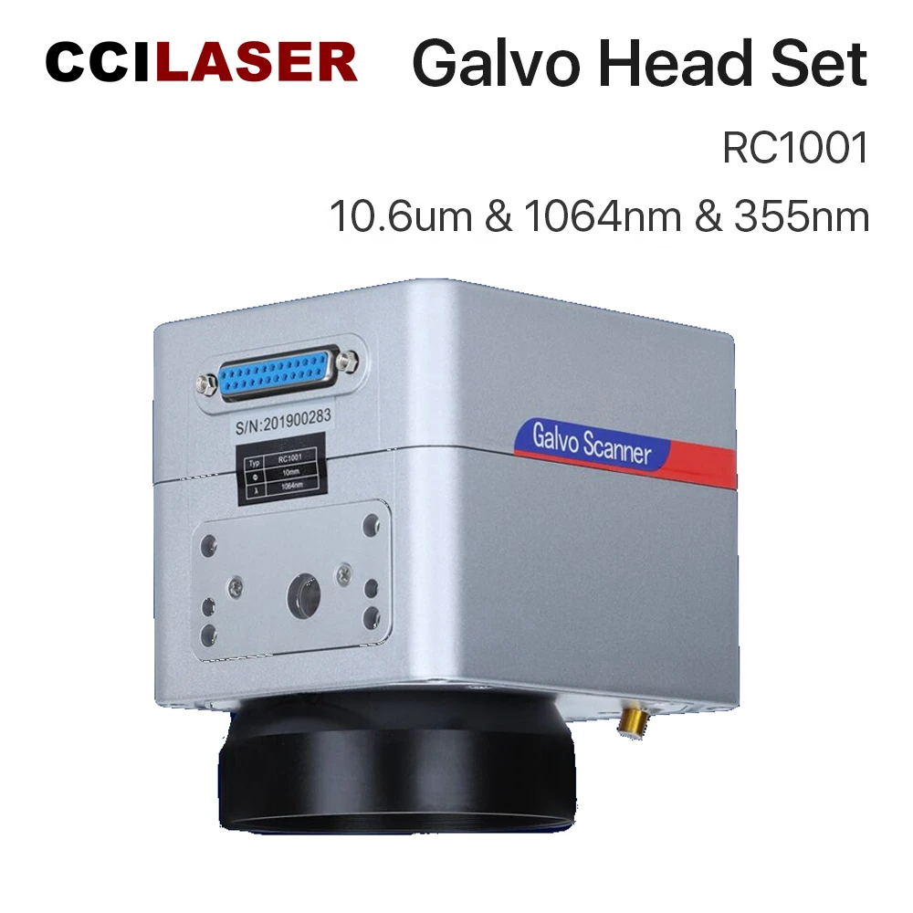 RC1001 SG7110 SG7210 Laser Galvo Scanner Motor XY Galvanometer Control ...