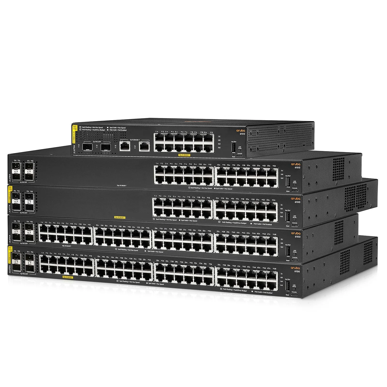 48 портов HPE aruba networking JL685A switch