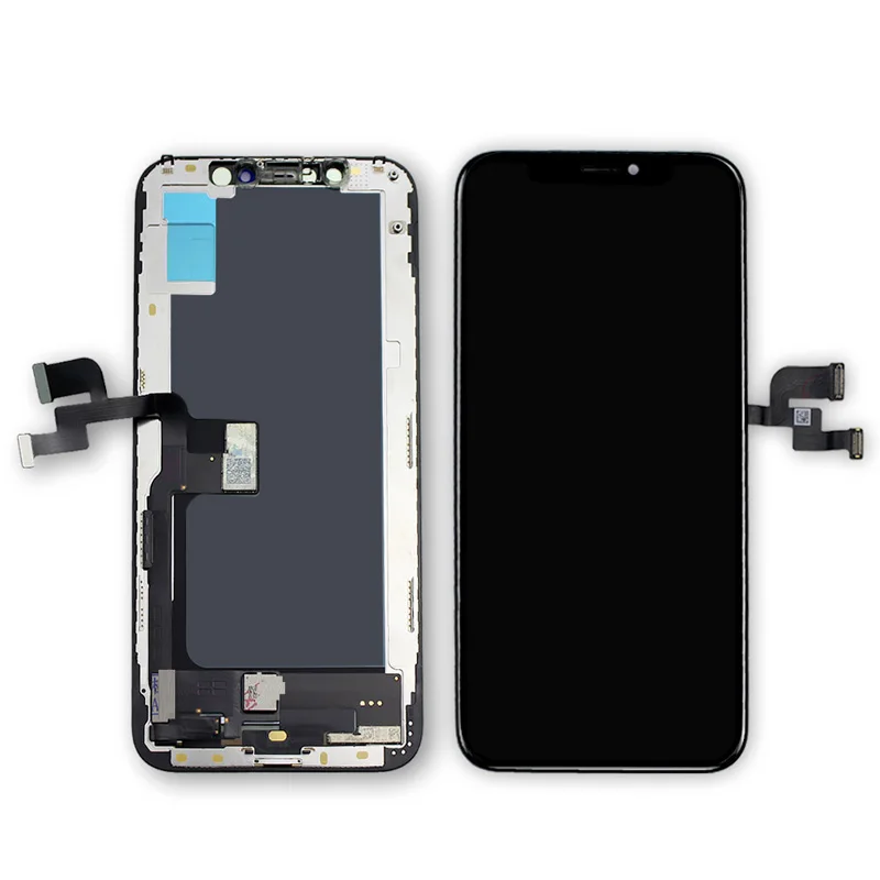 Factory supplier phone lcd display digitizer for iphone xs full assembly, wholesale mobile phone lcd touch screen