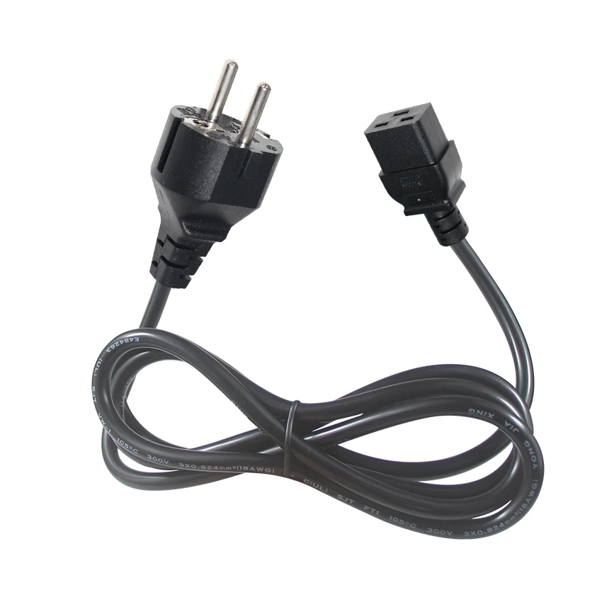 Laptop Charger Power Cord 3 Prong Cee77 German Euro Vde Approved Plug In Computer Cables