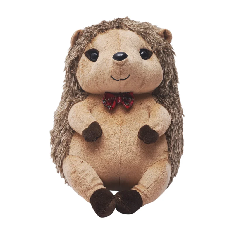 Plush lifelike wild animal hedgehog plush toy customize hot sale stuffed animal toys manufacturer soft stuffed hedgehog