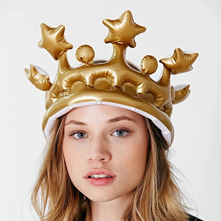  Надувная Королевская корона из ПВХ для украшения дня рождения