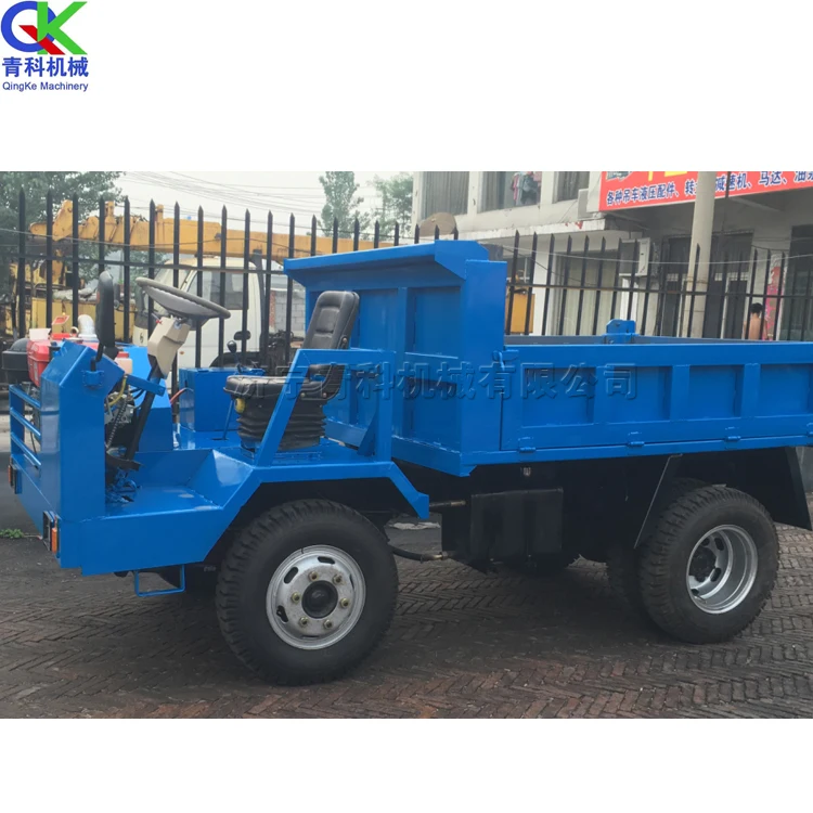 2-15 tons four wheeled Mining tracked vehicle agricultural dump truck engineering transportation four wheel drive engineering