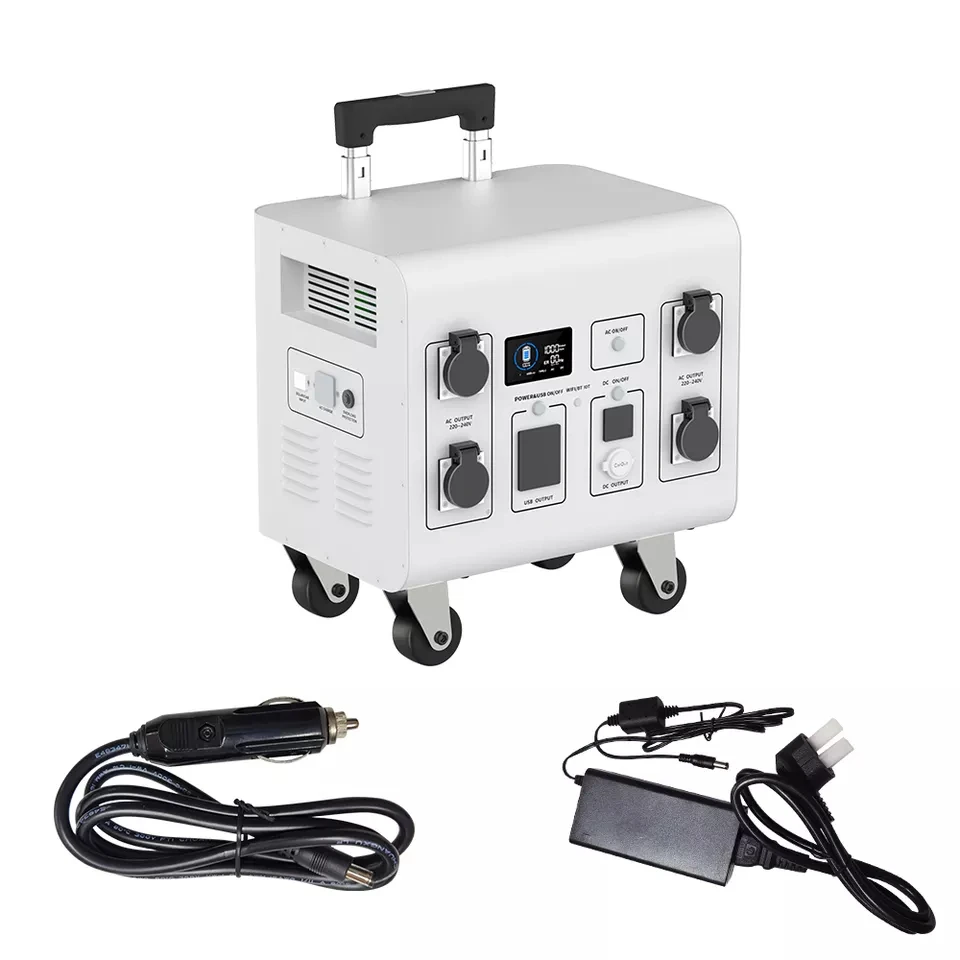 Электростанция Lifepo4 3000 Вт внешний аккумулятор для кемпинга на открытом воздухе 200 Вт 1500 Вт Солнечный генератор 3 кВт 4 кВт 5 кВт портативные электростанции