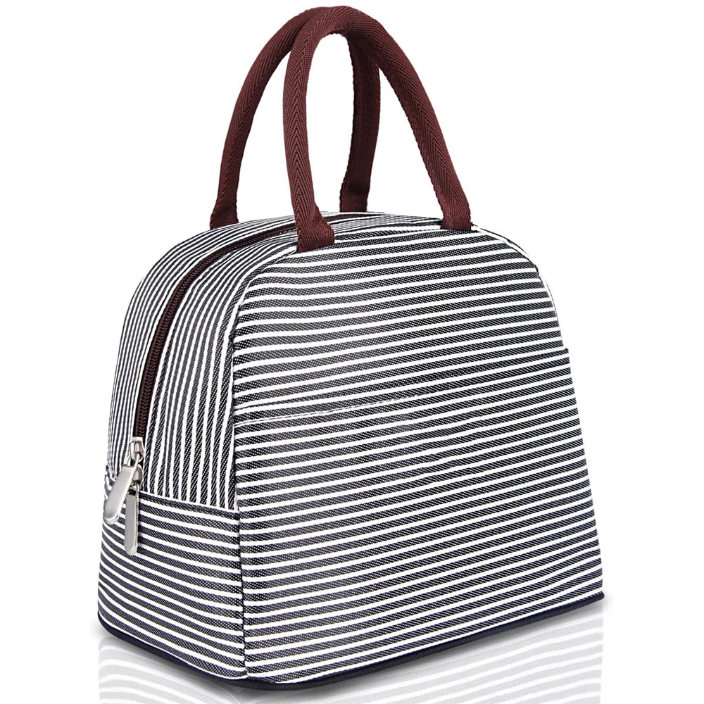 Custom promotional insulated  lunch cooler tote bag picnic hiking beach lunch box container for women